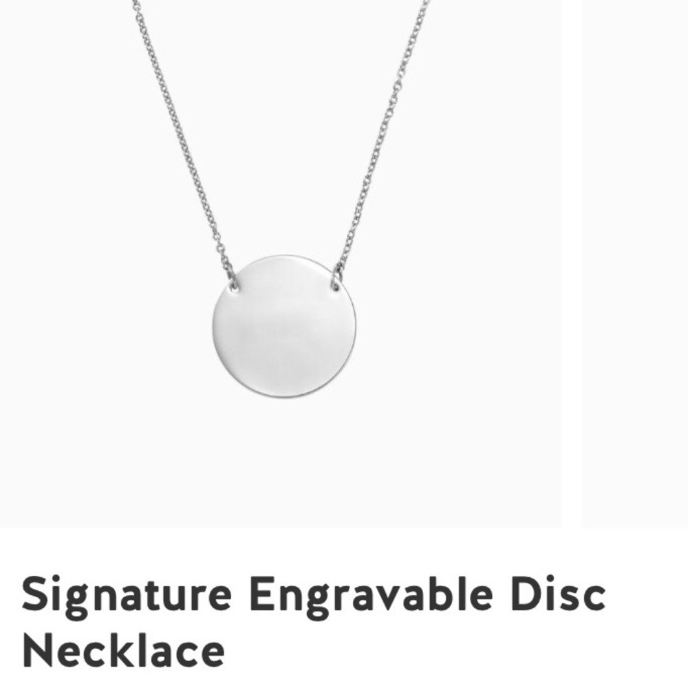 Stella & Dot Signature Engravable Necklace